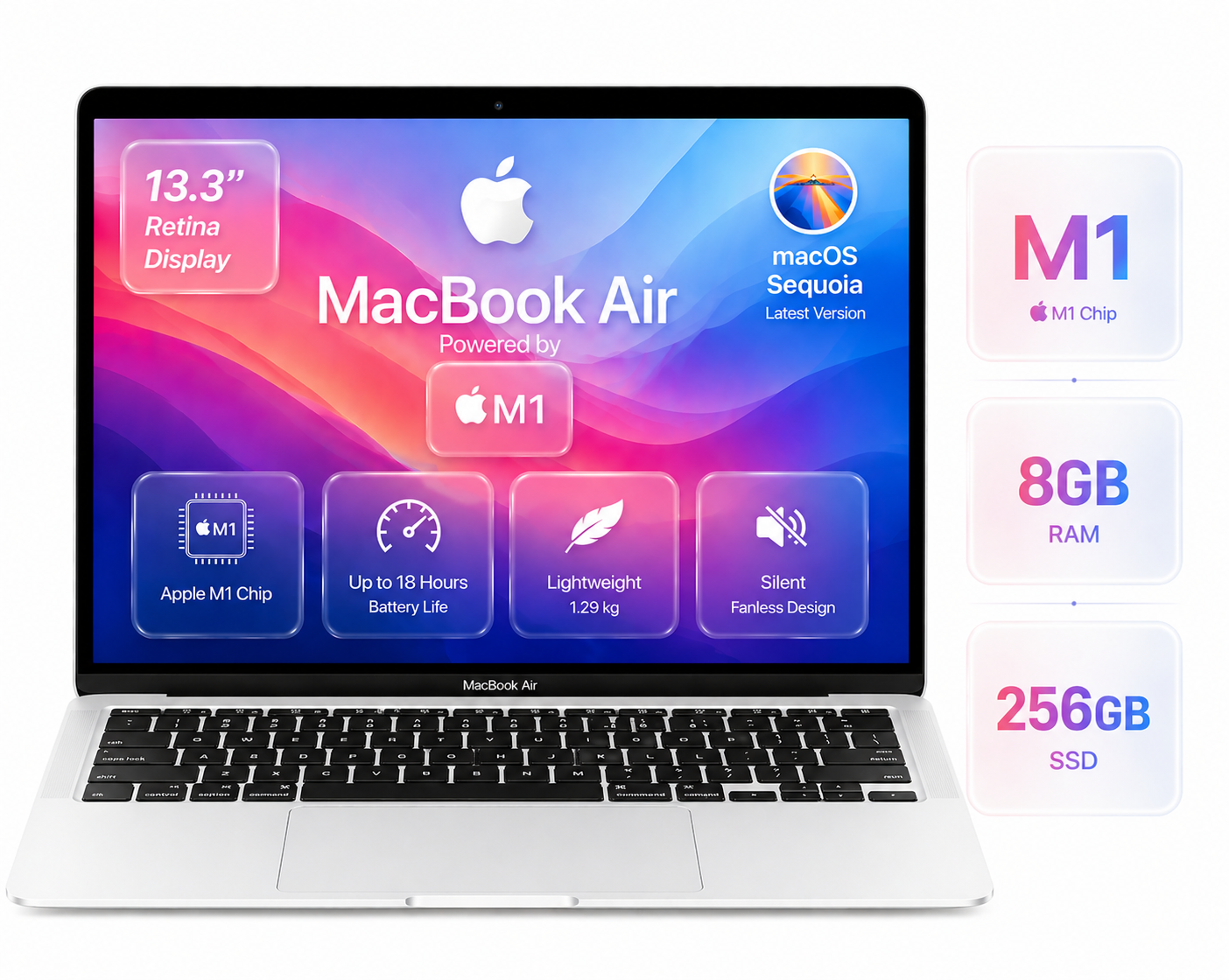 Rent Apple MacBook Air M1 (8GB RAM, 256GB SSD) in Kolkata